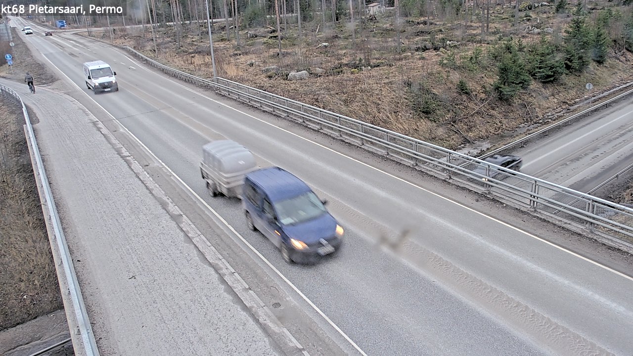 Weather Camera Image Väg 68 Jakobstad, Permo, Pietarsaari, Pohjanmaa