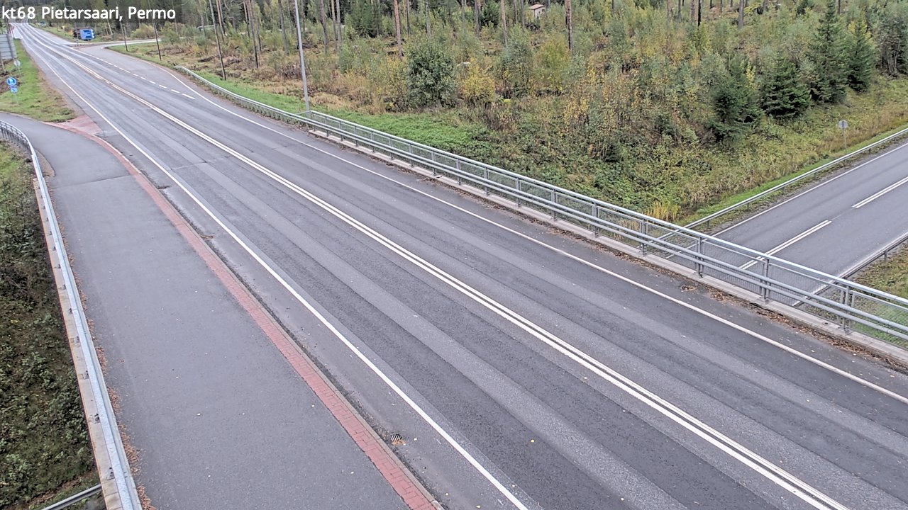 Weather Camera Image Road 68 Pietarsaari, Permo, Pietarsaari, Pohjanmaa
