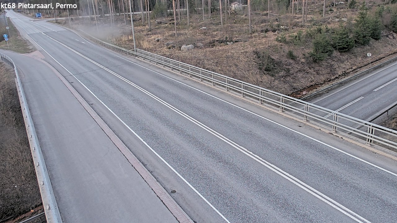 Weather Camera Image Väg 68 Jakobstad, Permo, Pietarsaari, Pohjanmaa