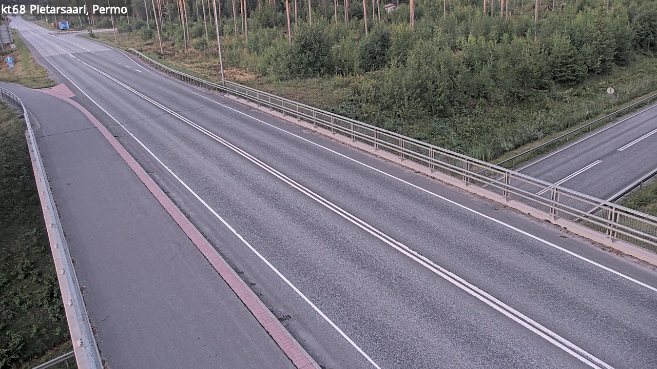 Weather Camera Image Väg 68 Jakobstad, Permo, Pietarsaari, Pohjanmaa