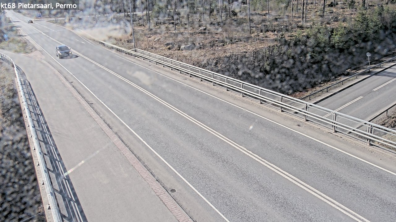 Weather Camera Image Väg 68 Jakobstad, Permo, Pietarsaari, Pohjanmaa