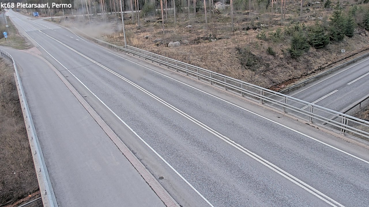 Weather Camera Image Väg 68 Jakobstad, Permo, Pietarsaari, Pohjanmaa