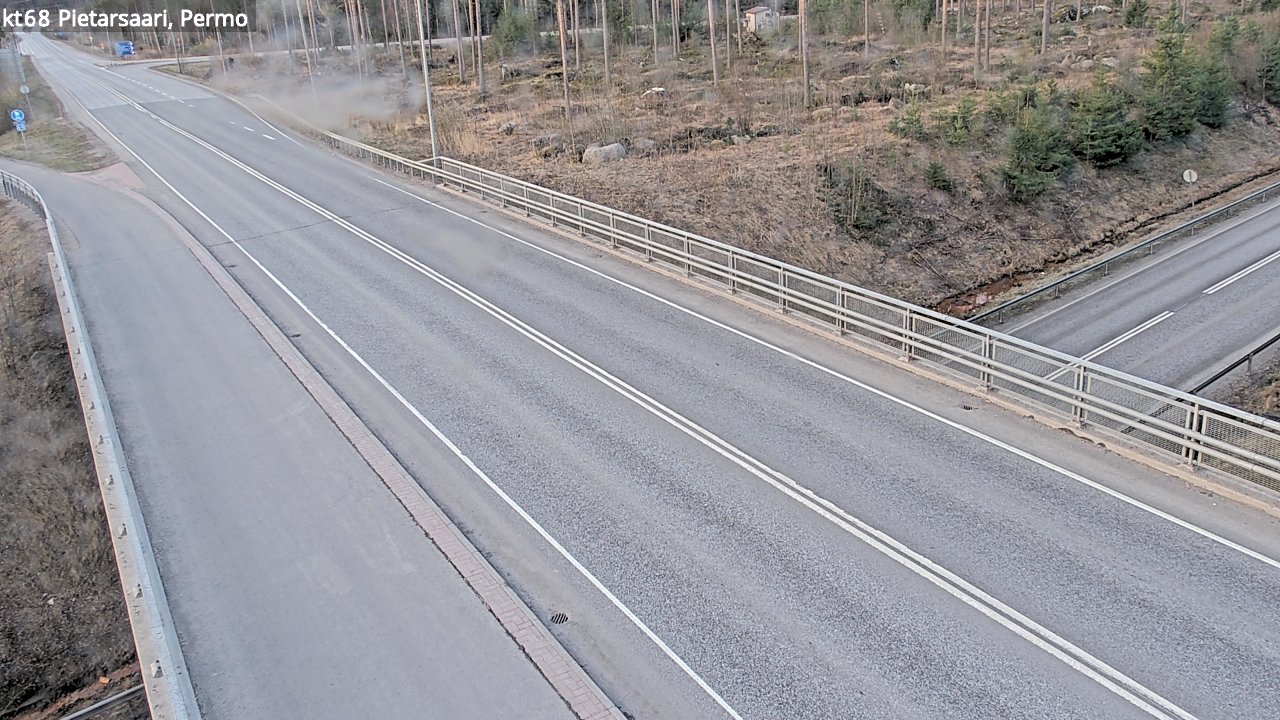 Weather Camera Image Väg 68 Jakobstad, Permo, Pietarsaari, Pohjanmaa