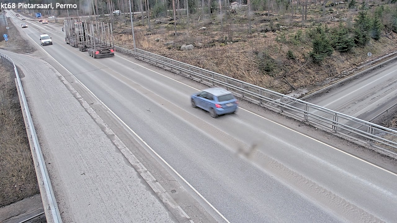 Weather Camera Image Väg 68 Jakobstad, Permo, Pietarsaari, Pohjanmaa