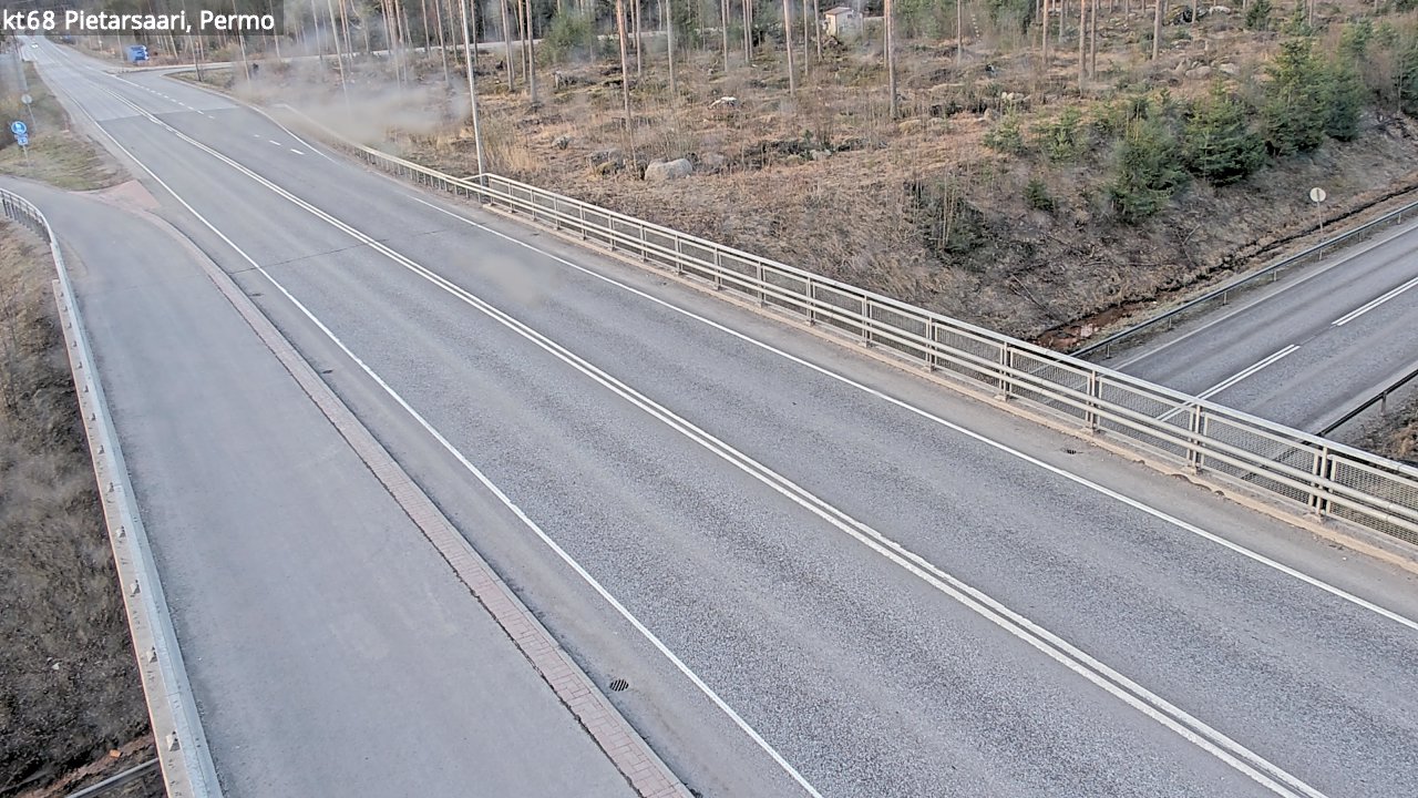 Weather Camera Image Väg 68 Jakobstad, Permo, Pietarsaari, Pohjanmaa