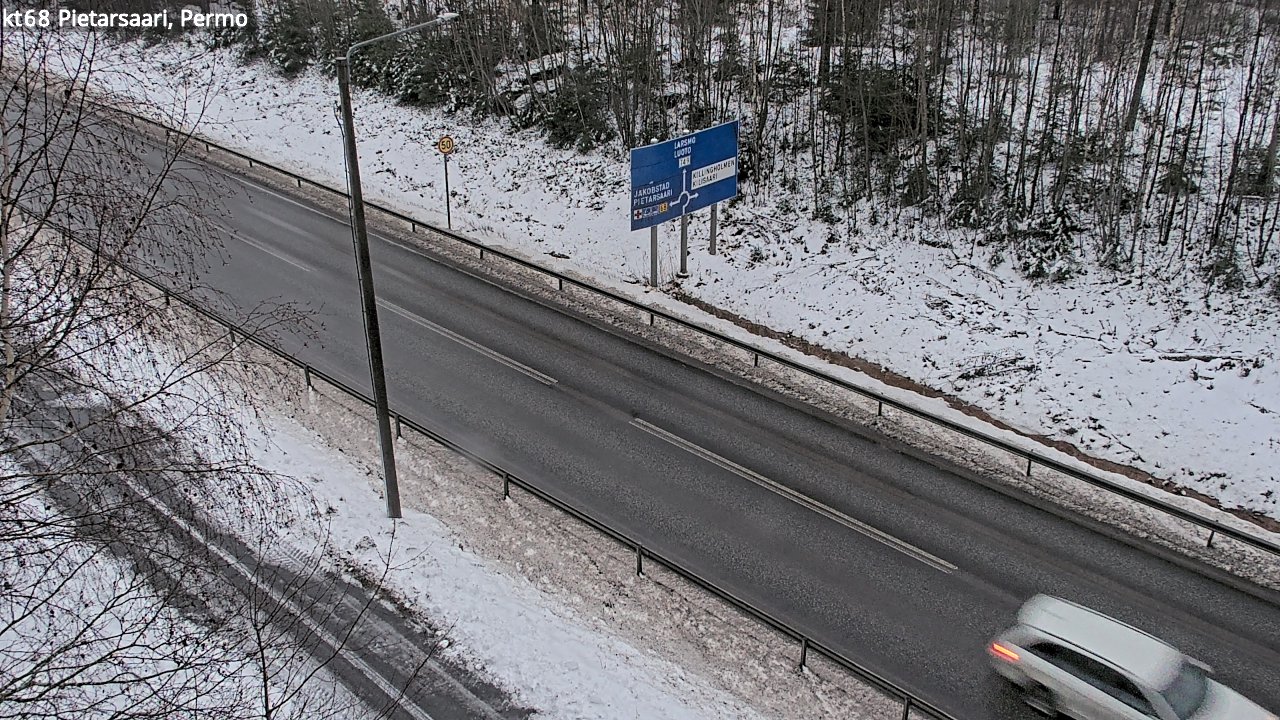 Weather Camera Image Road 68 Pietarsaari, Permo, Pietarsaari, Pohjanmaa