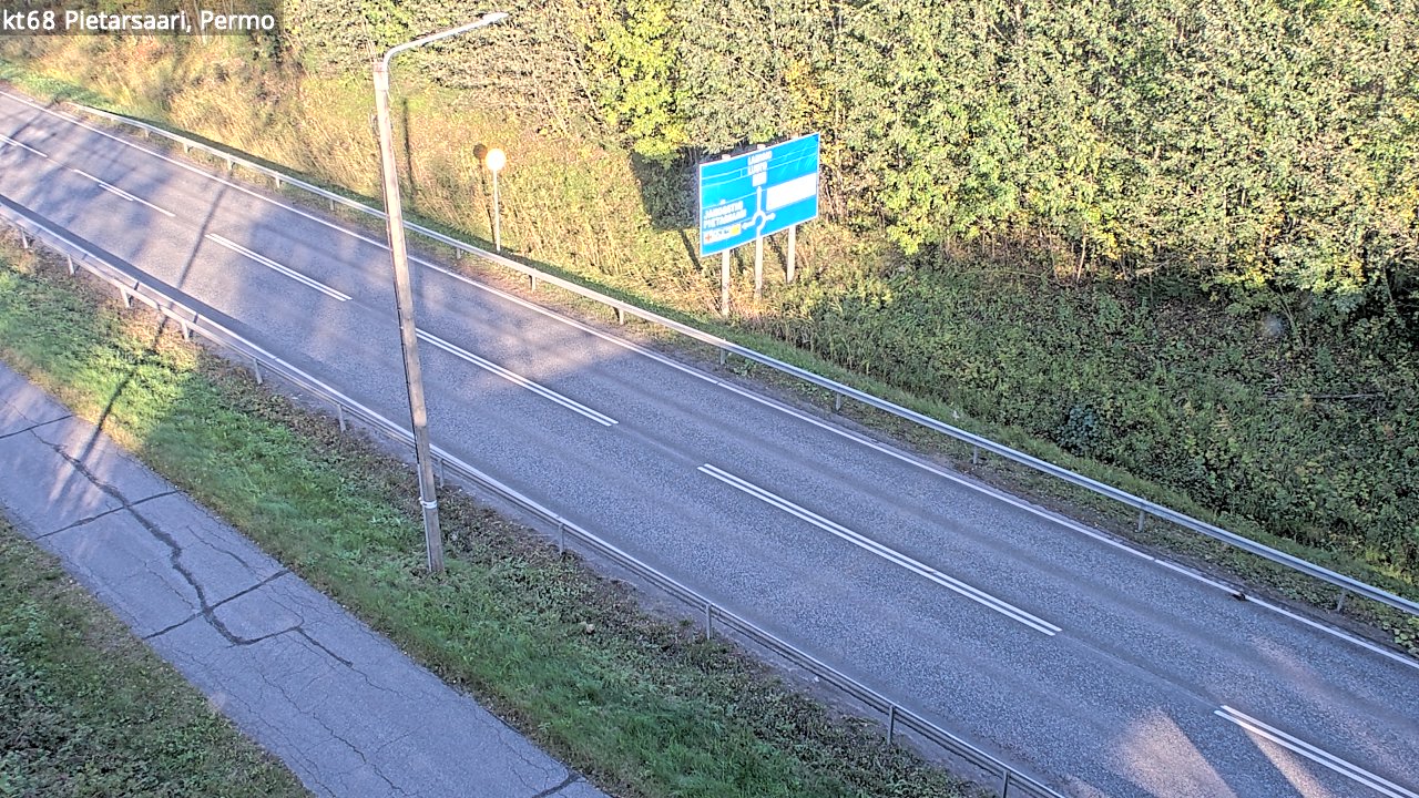 Weather Camera Image Väg 68 Jakobstad, Permo, Pietarsaari, Pohjanmaa