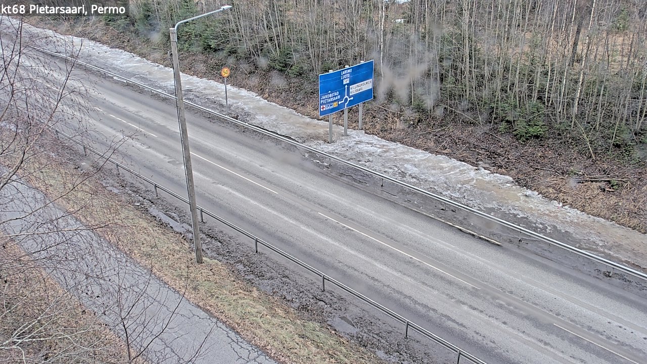 Weather Camera Image Road 68 Pietarsaari, Permo, Pietarsaari, Pohjanmaa