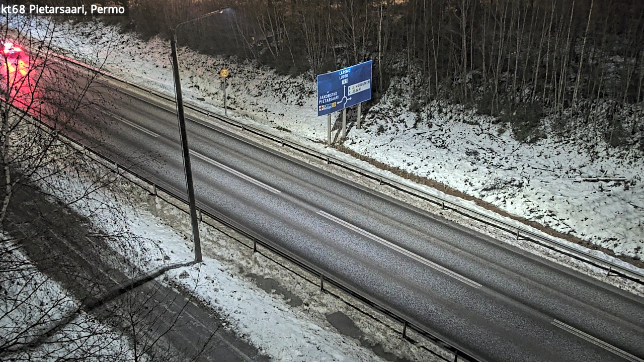 Weather Camera Image Road 68 Pietarsaari, Permo, Pietarsaari, Pohjanmaa