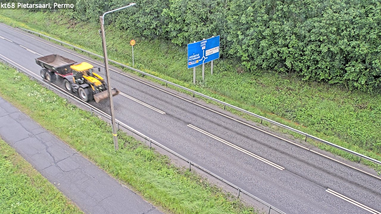 Weather Camera Image Road 68 Pietarsaari, Permo, Pietarsaari, Pohjanmaa