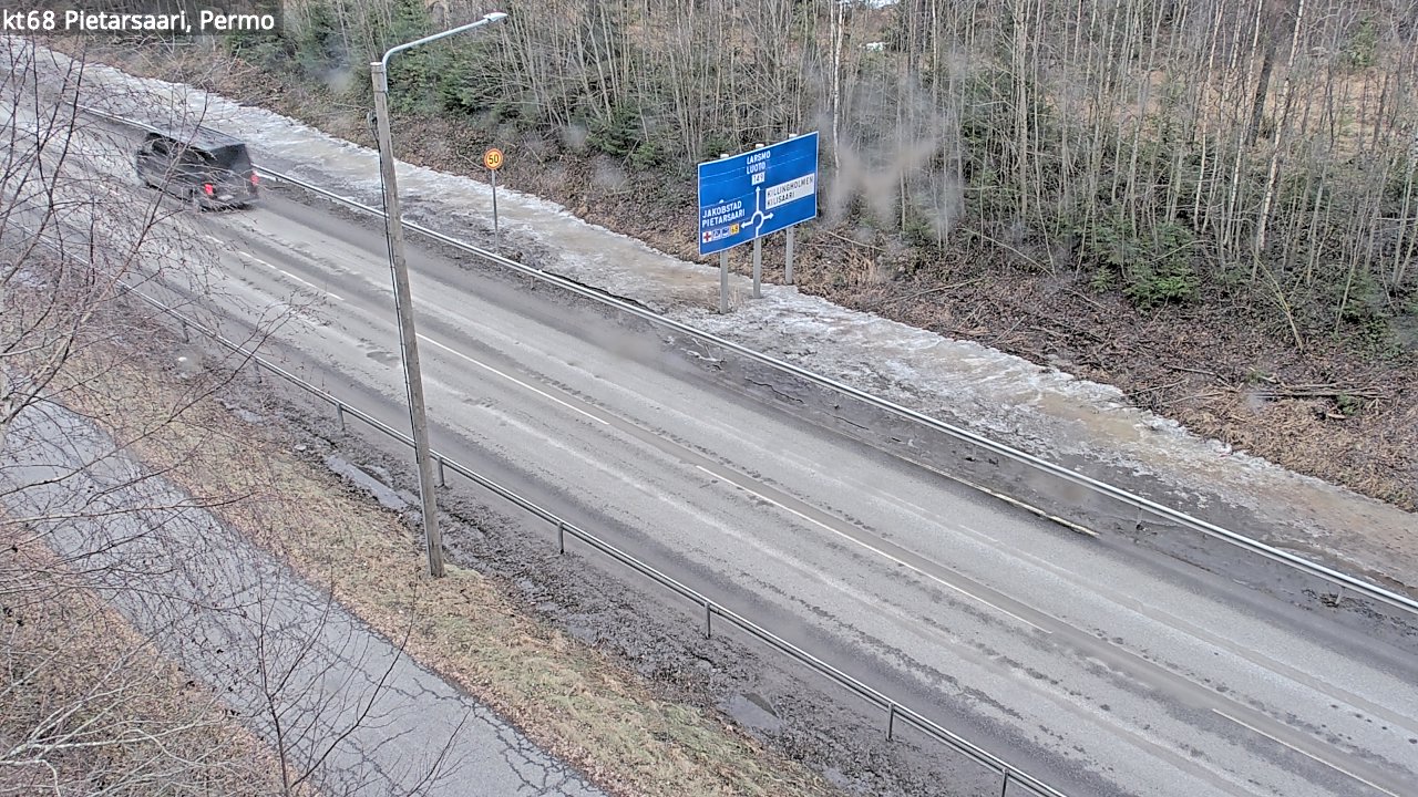 Weather Camera Image Road 68 Pietarsaari, Permo, Pietarsaari, Pohjanmaa