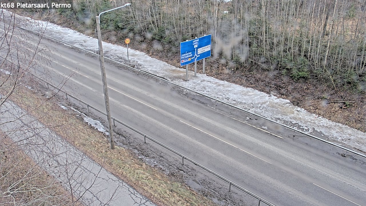 Weather Camera Image Road 68 Pietarsaari, Permo, Pietarsaari, Pohjanmaa