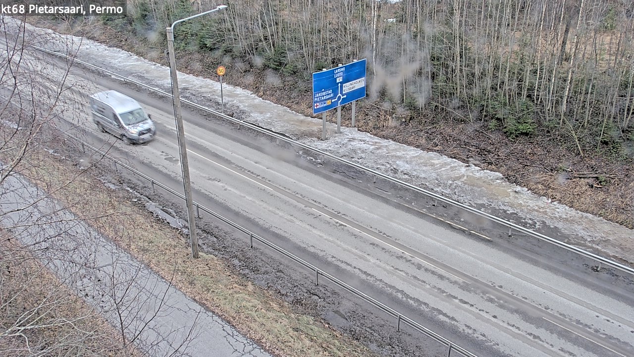 Weather Camera Image Road 68 Pietarsaari, Permo, Pietarsaari, Pohjanmaa