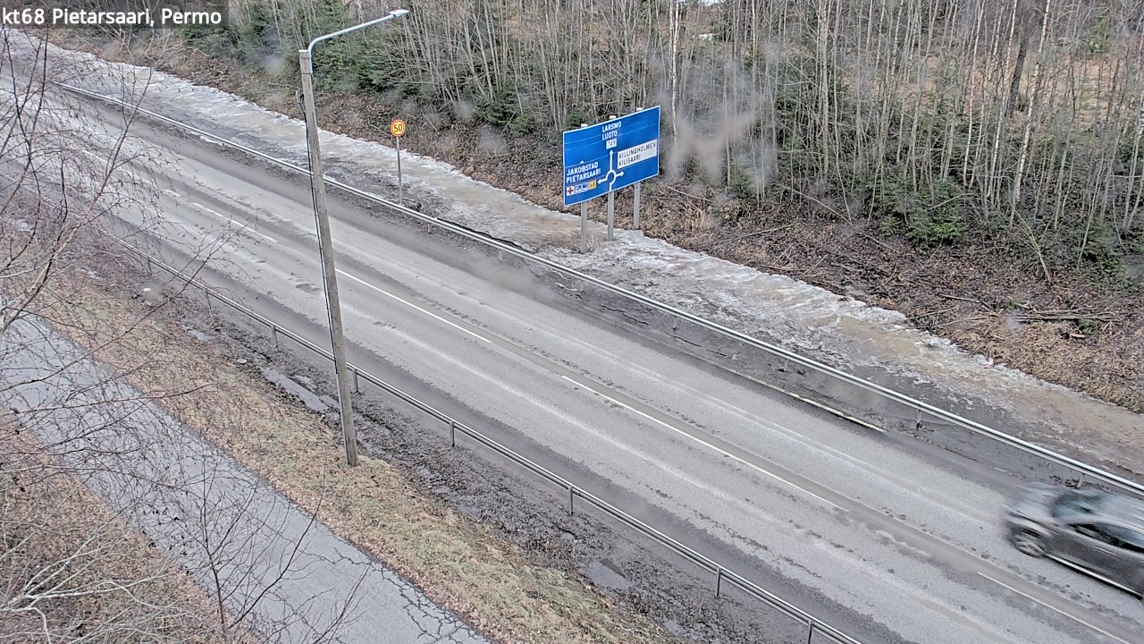 Weather Camera Image Road 68 Pietarsaari, Permo, Pietarsaari, Pohjanmaa