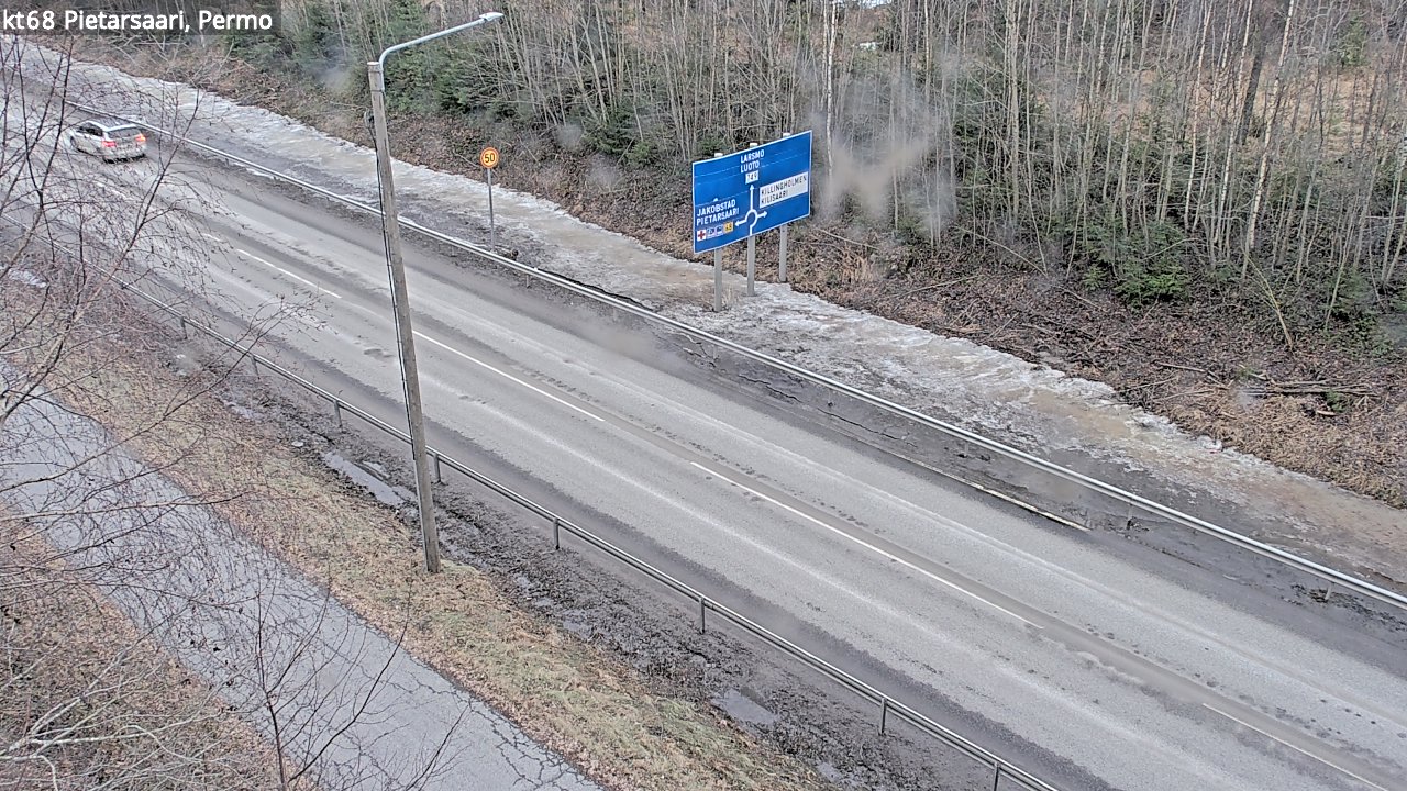Weather Camera Image Road 68 Pietarsaari, Permo, Pietarsaari, Pohjanmaa