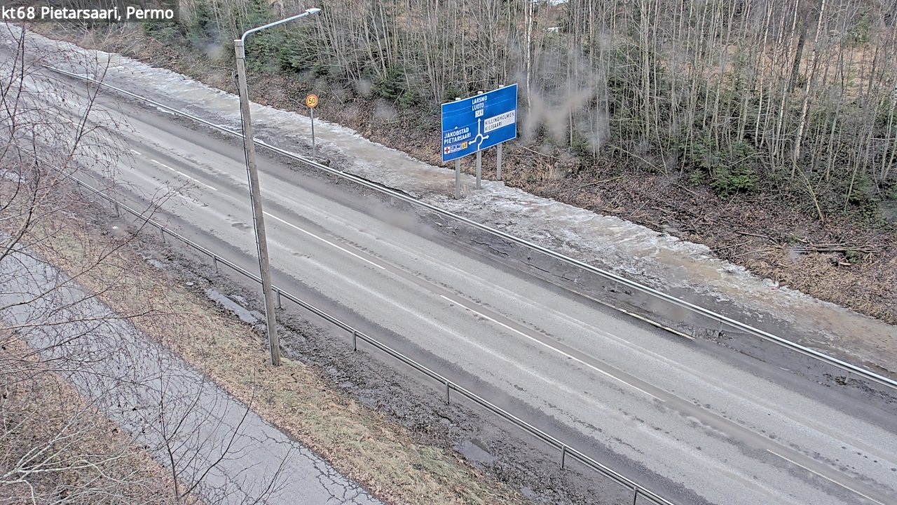 Weather Camera Image Road 68 Pietarsaari, Permo, Pietarsaari, Pohjanmaa