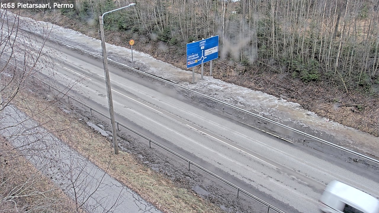Weather Camera Image Road 68 Pietarsaari, Permo, Pietarsaari, Pohjanmaa