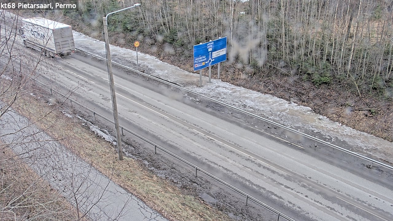 Weather Camera Image Road 68 Pietarsaari, Permo, Pietarsaari, Pohjanmaa
