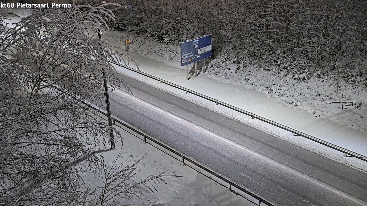 Kelikamerat Kuva Tie 68 Pietarsaari, Permo, Pietarsaari, Pohjanmaa