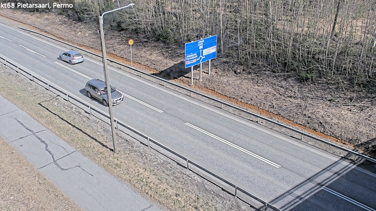 Kelikamerat Kuva Tie 68 Pietarsaari, Permo, Pietarsaari, Pohjanmaa