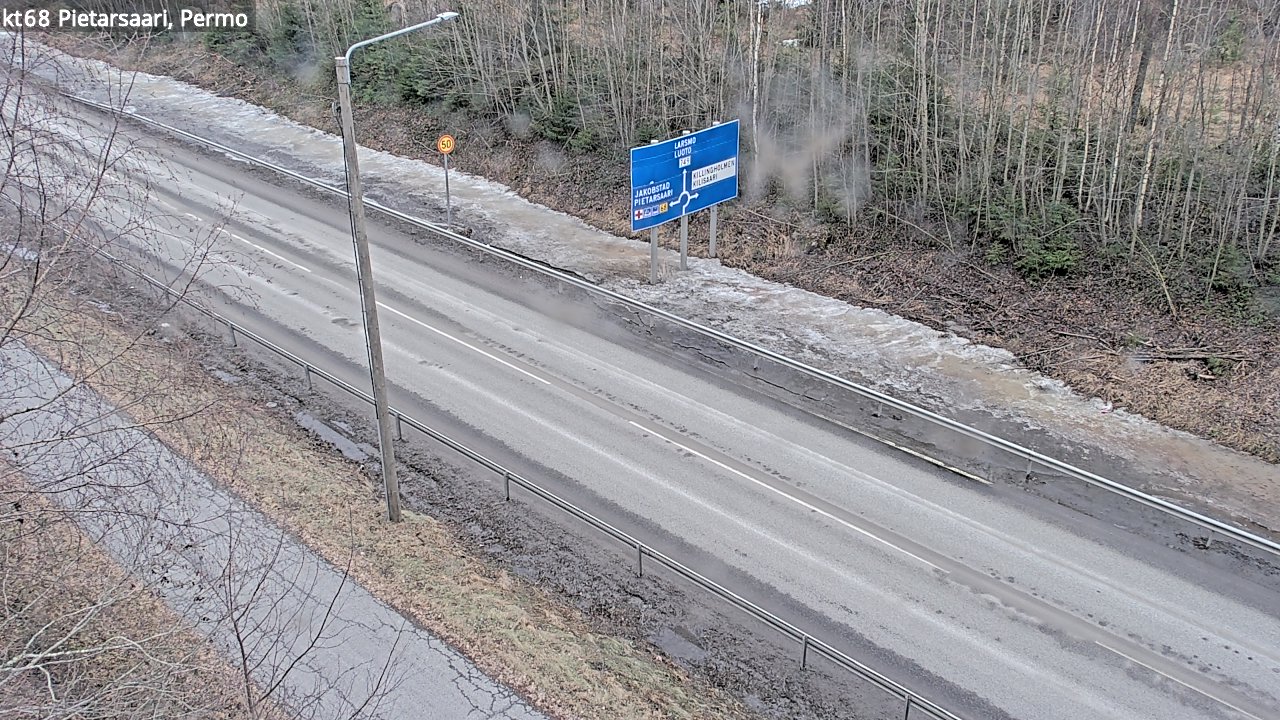 Weather Camera Image Road 68 Pietarsaari, Permo, Pietarsaari, Pohjanmaa