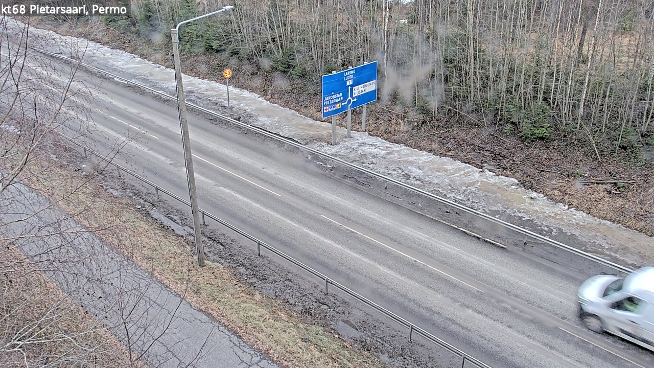 Weather Camera Image Road 68 Pietarsaari, Permo, Pietarsaari, Pohjanmaa