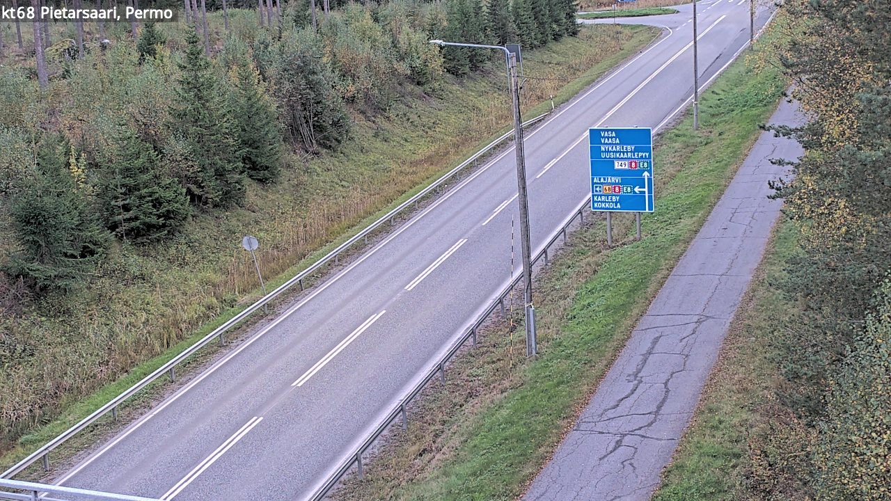 Kelikamerat Kuva Tie 68 Pietarsaari, Permo, Pietarsaari, Pohjanmaa