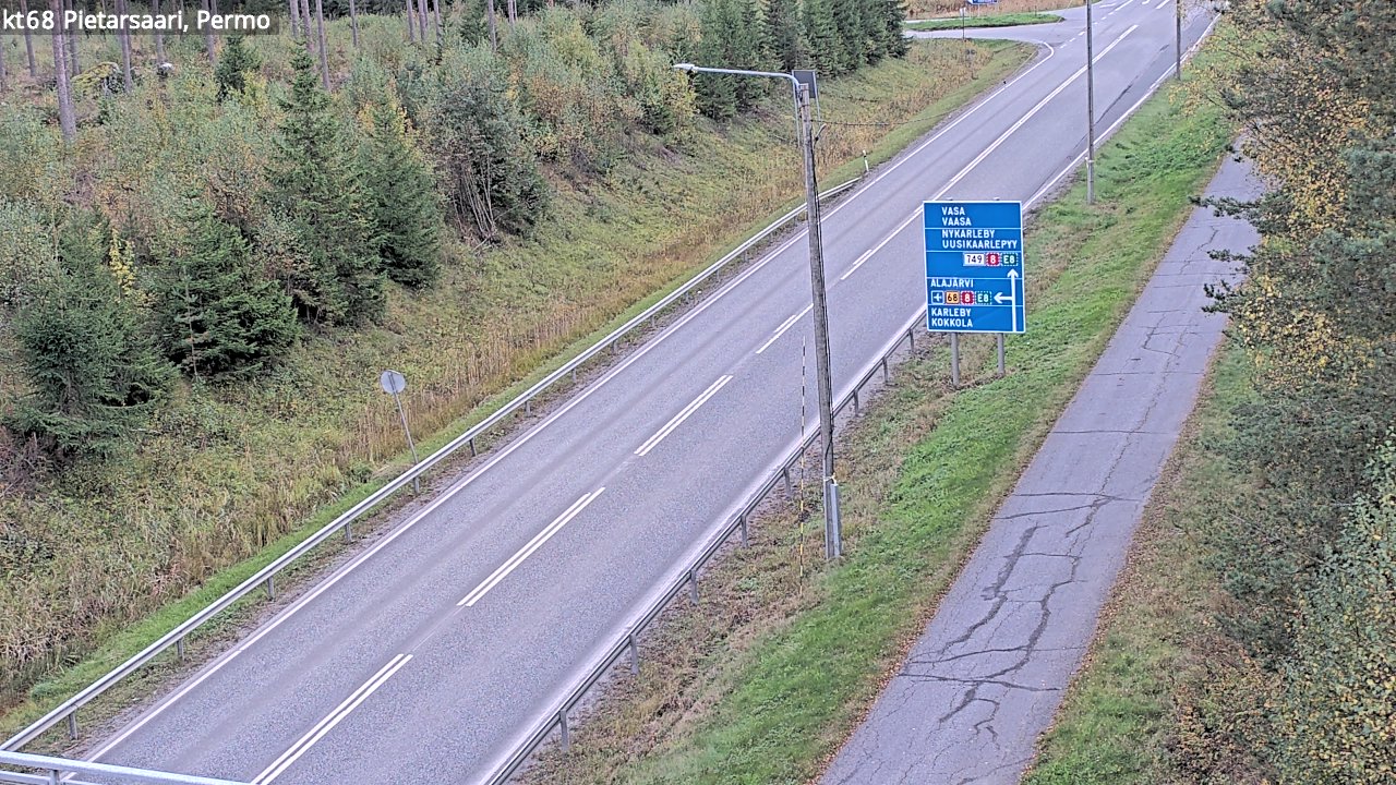 Kelikamerat Kuva Tie 68 Pietarsaari, Permo, Pietarsaari, Pohjanmaa