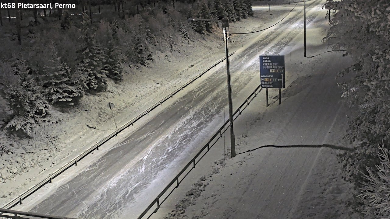 Kelikamerat Kuva Tie 68 Pietarsaari, Permo, Pietarsaari, Pohjanmaa