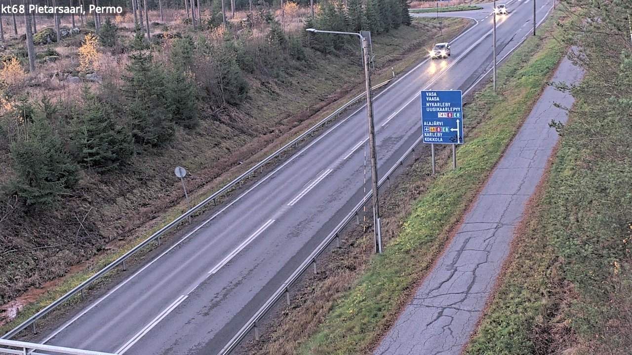 Kelikamerat Kuva Tie 68 Pietarsaari, Permo, Pietarsaari, Pohjanmaa