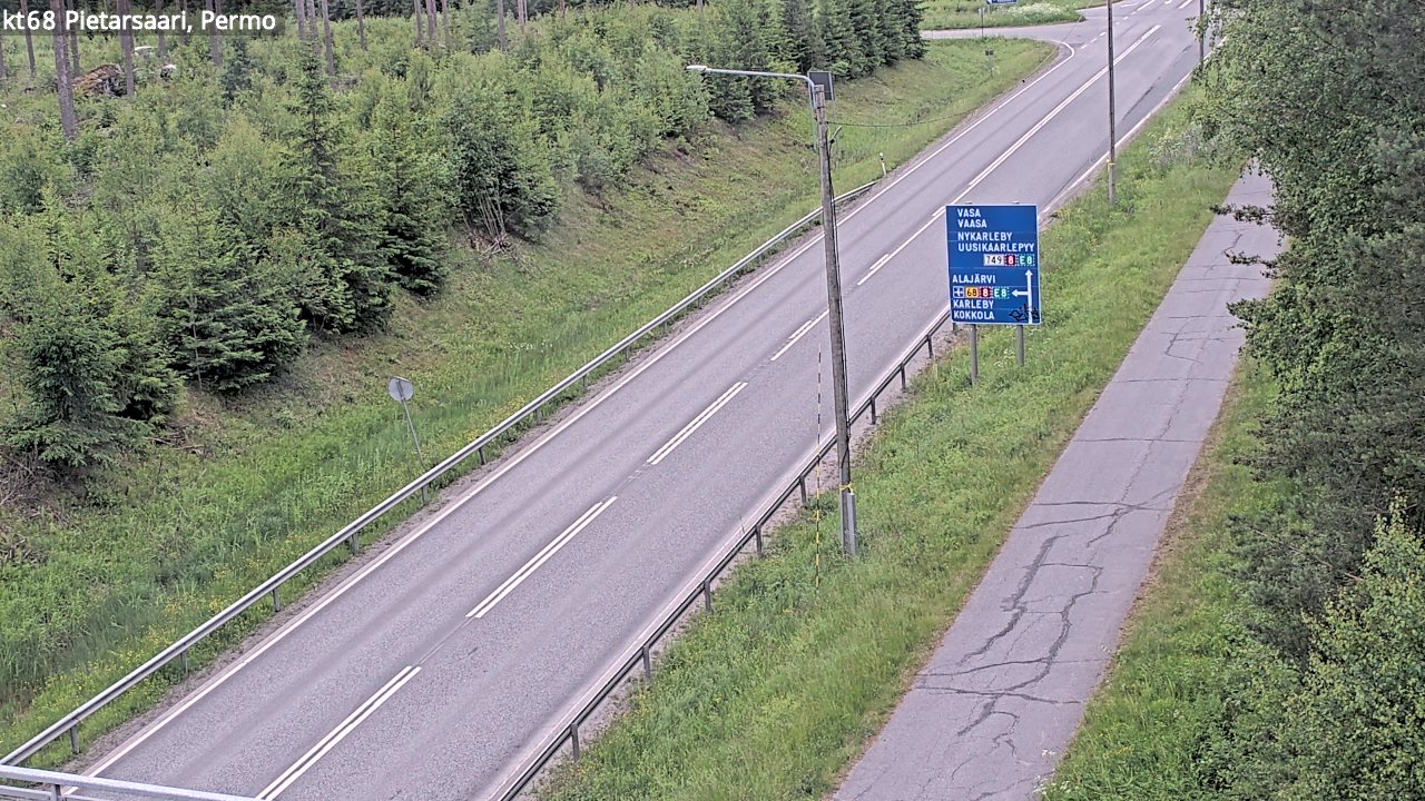 Kelikamerat Kuva Tie 68 Pietarsaari, Permo, Pietarsaari, Pohjanmaa