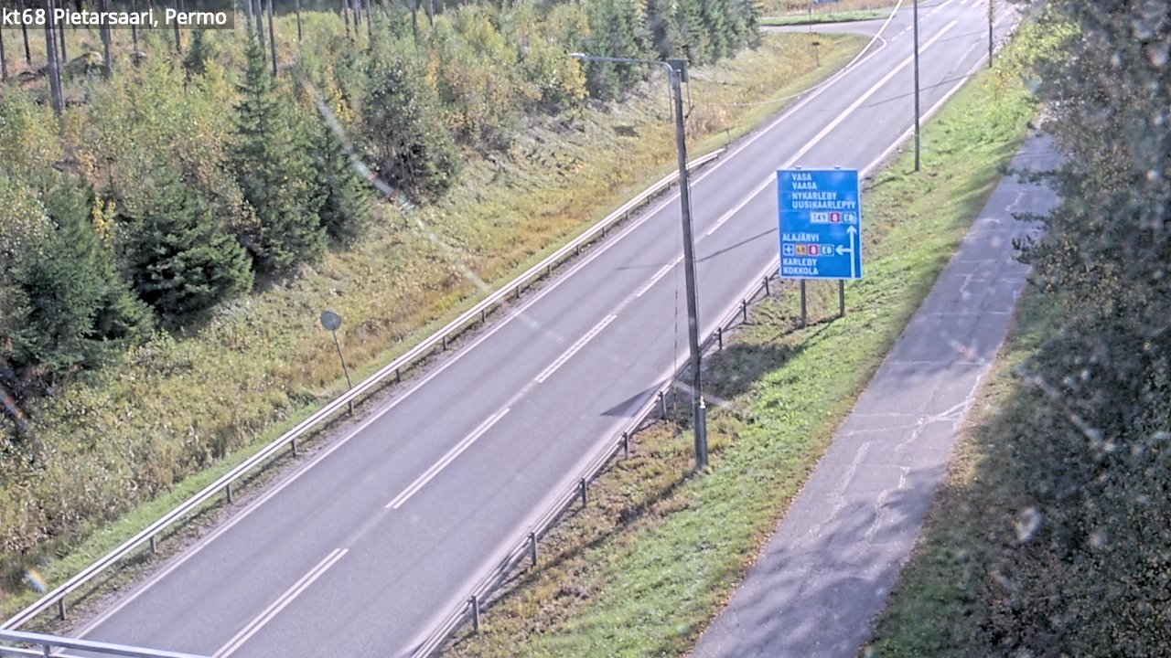 Kelikamerat Kuva Tie 68 Pietarsaari, Permo, Pietarsaari, Pohjanmaa