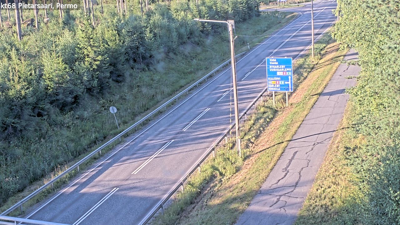 Kelikamerat Kuva Tie 68 Pietarsaari, Permo, Pietarsaari, Pohjanmaa