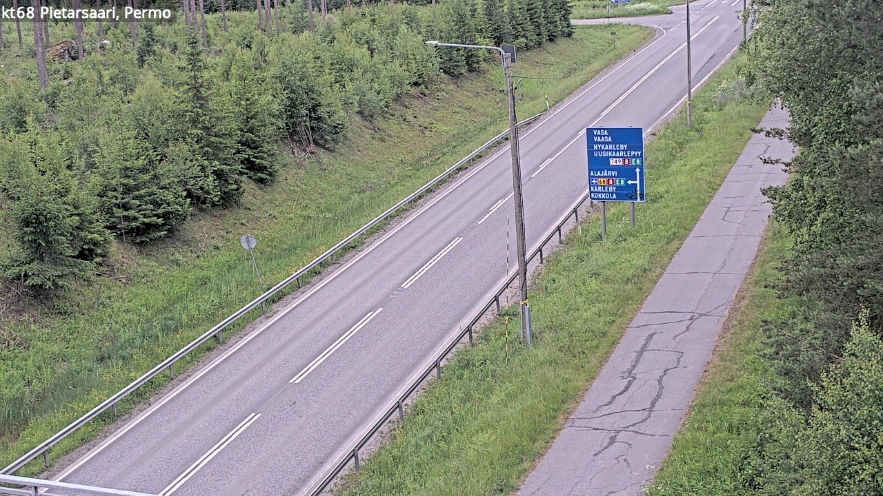 Kelikamerat Kuva Tie 68 Pietarsaari, Permo, Pietarsaari, Pohjanmaa