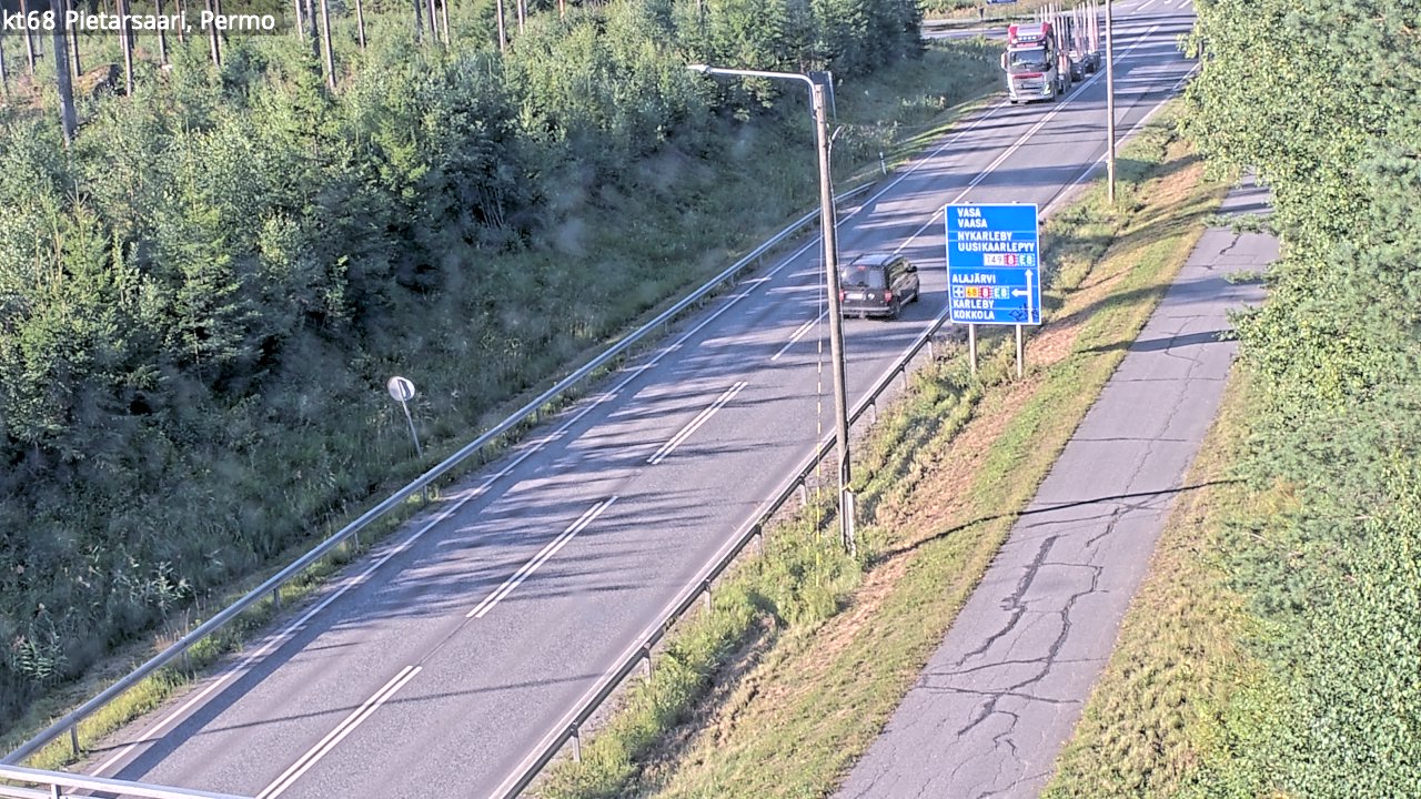Kelikamerat Kuva Tie 68 Pietarsaari, Permo, Pietarsaari, Pohjanmaa