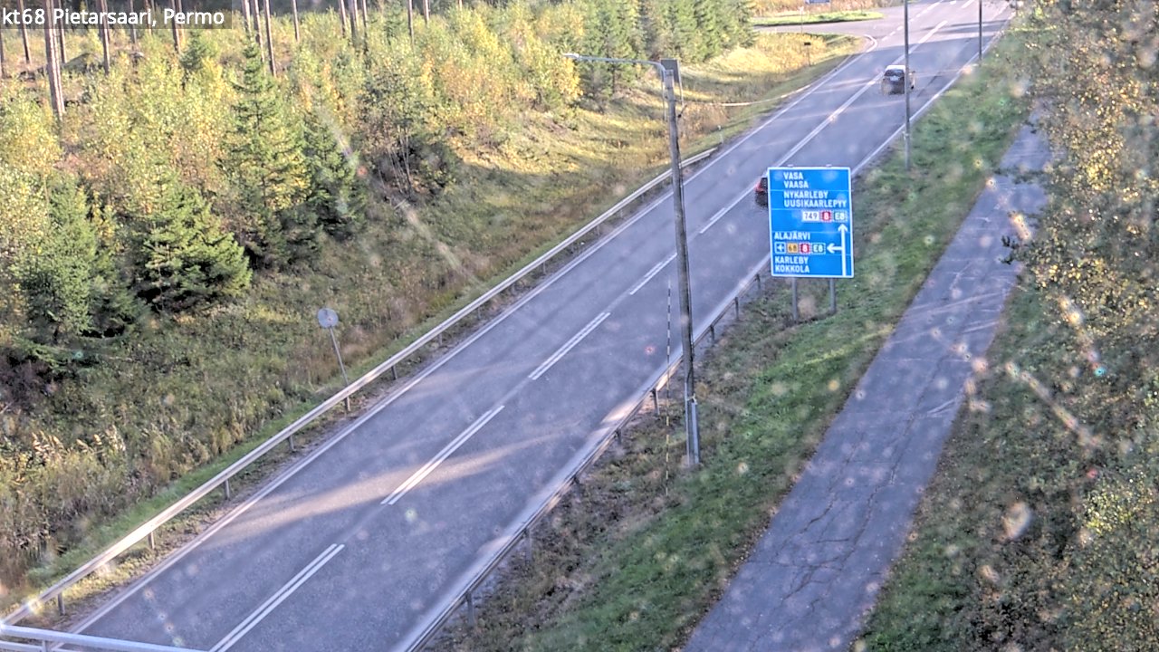 Kelikamerat Kuva Tie 68 Pietarsaari, Permo, Pietarsaari, Pohjanmaa