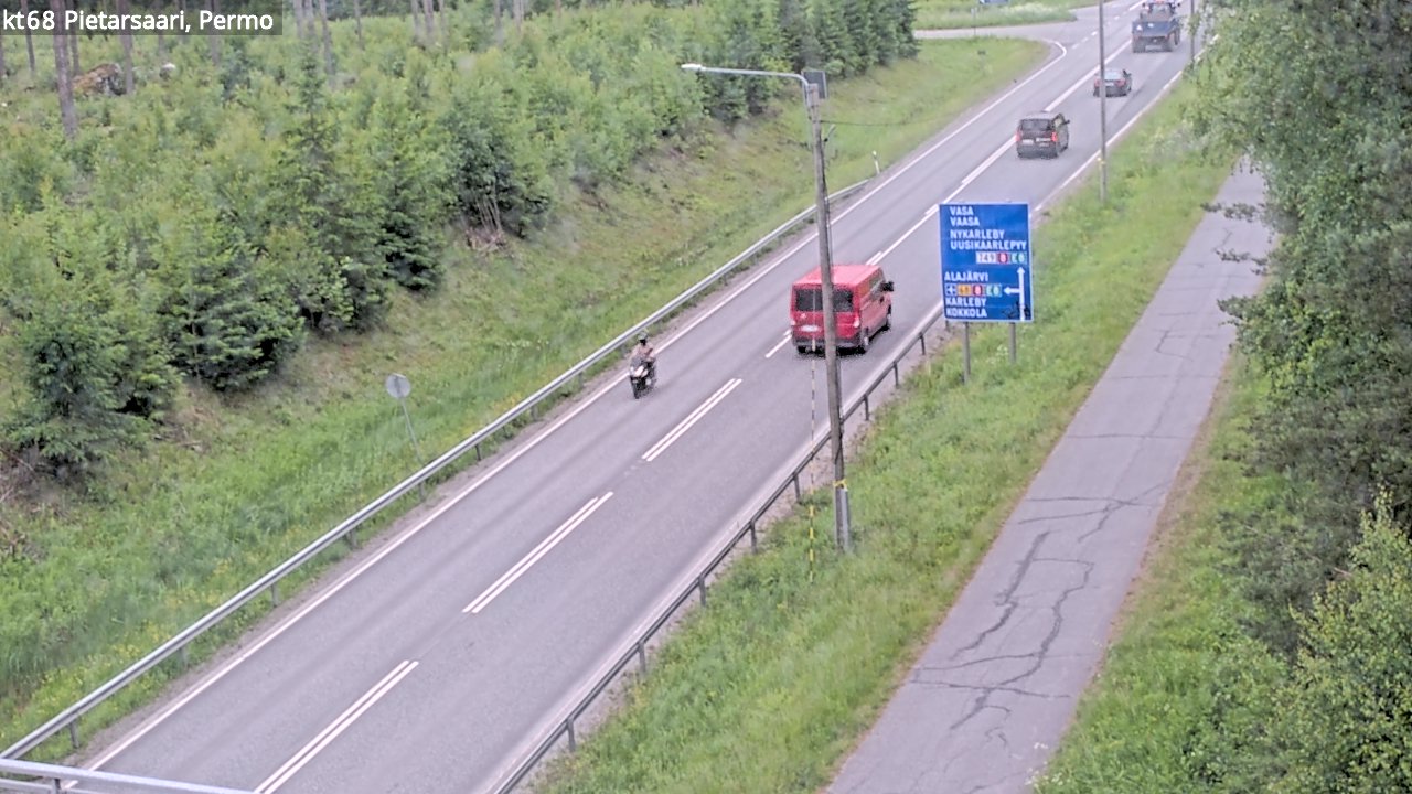 Kelikamerat Kuva Tie 68 Pietarsaari, Permo, Pietarsaari, Pohjanmaa