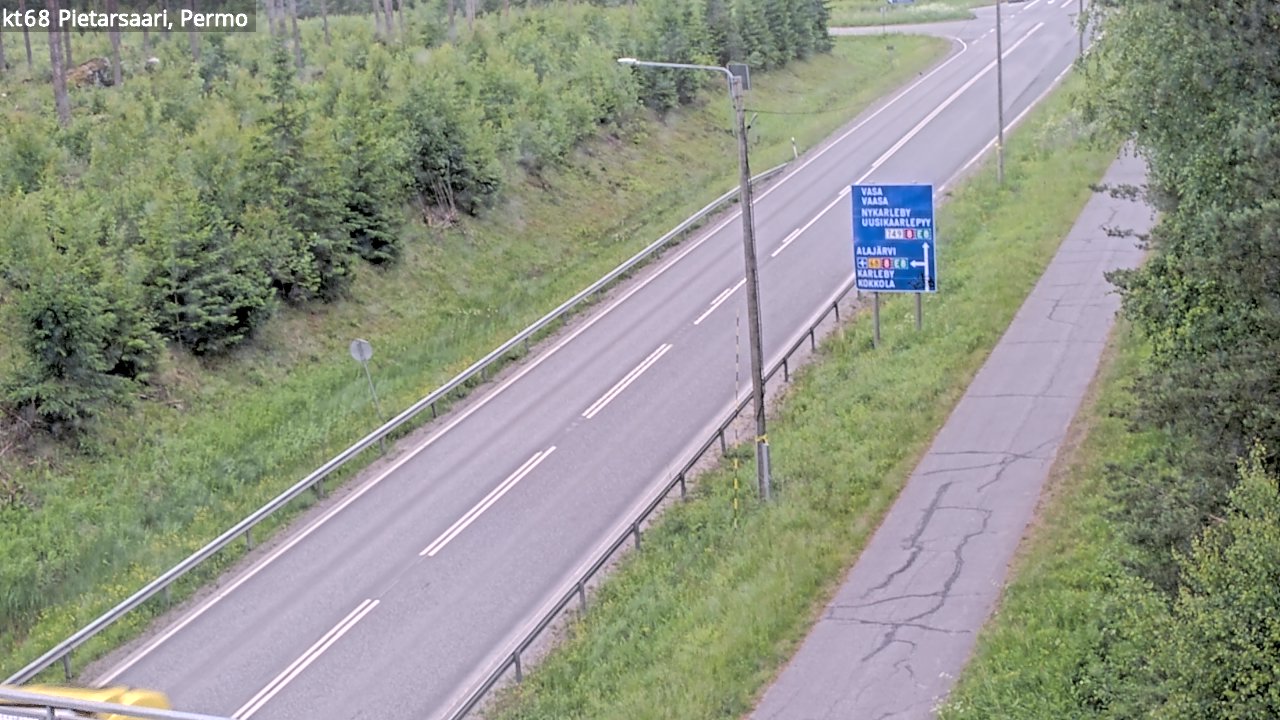 Kelikamerat Kuva Tie 68 Pietarsaari, Permo, Pietarsaari, Pohjanmaa