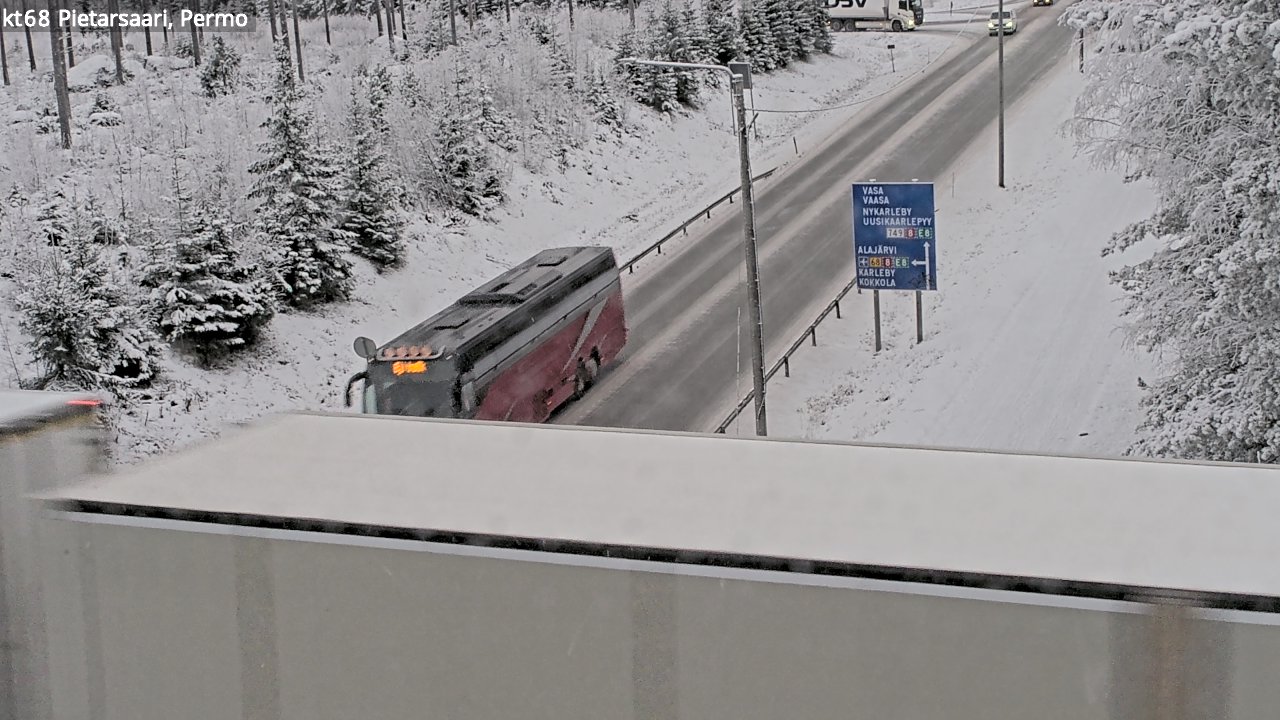 Kelikamerat Kuva Tie 68 Pietarsaari, Permo, Pietarsaari, Pohjanmaa