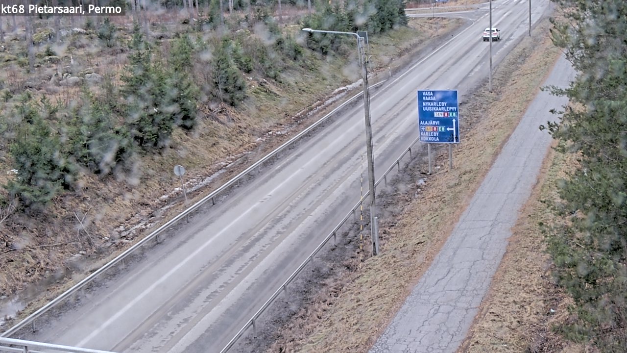 Weather Camera Image Väg 68 Jakobstad, Permo, Pietarsaari, Pohjanmaa