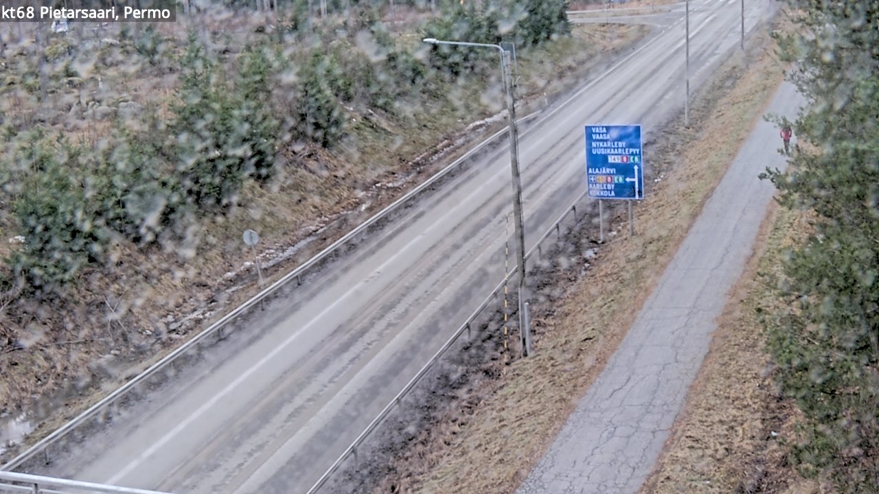 Weather Camera Image Väg 68 Jakobstad, Permo, Pietarsaari, Pohjanmaa