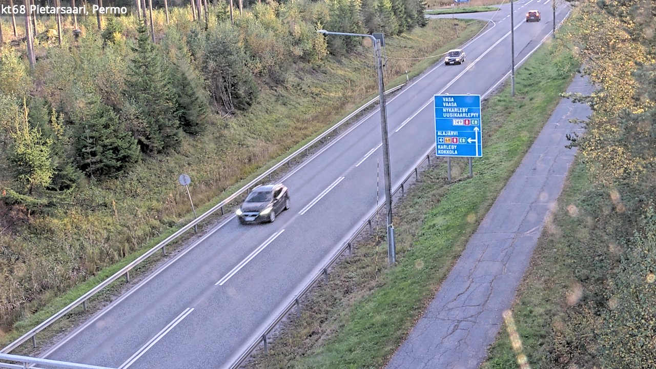 Kelikamerat Kuva Tie 68 Pietarsaari, Permo, Pietarsaari, Pohjanmaa