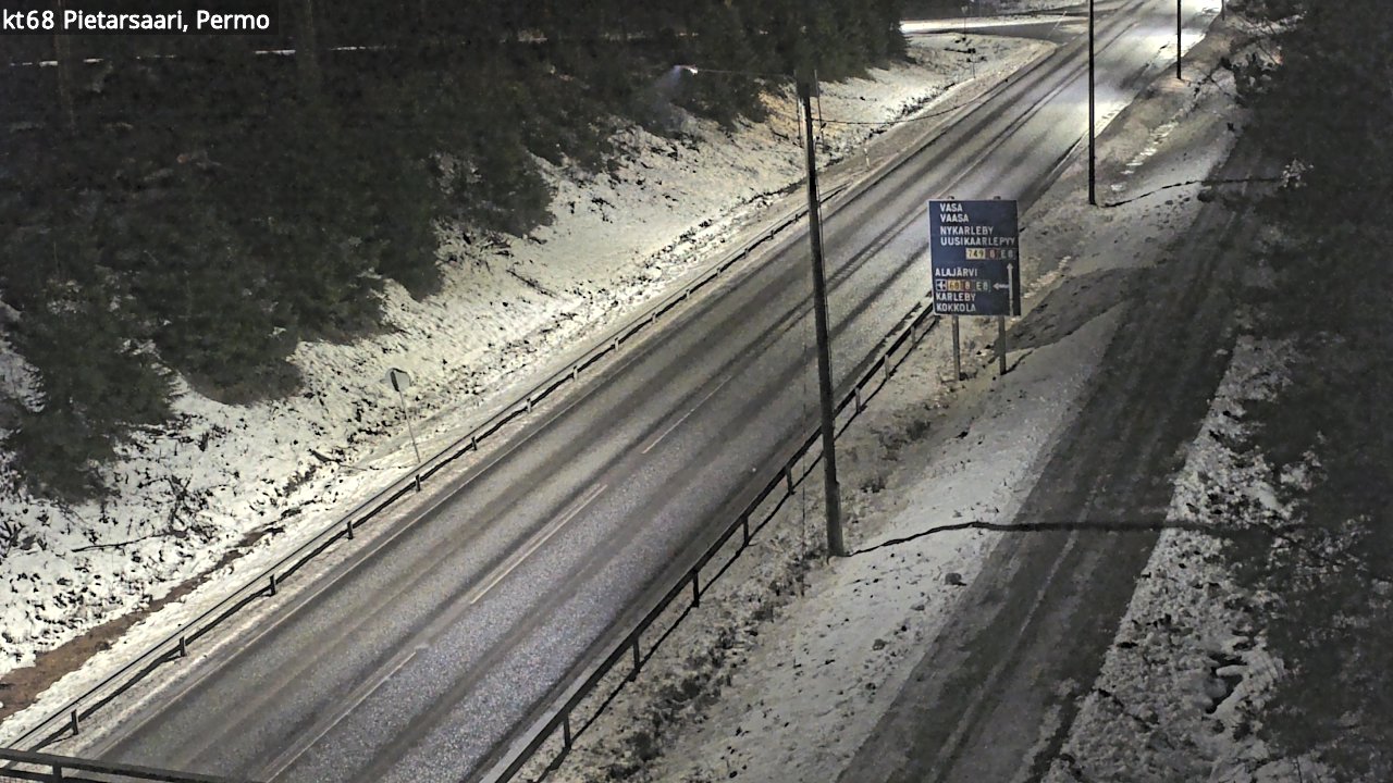 Weather Camera Image Road 68 Pietarsaari, Permo, Pietarsaari, Pohjanmaa