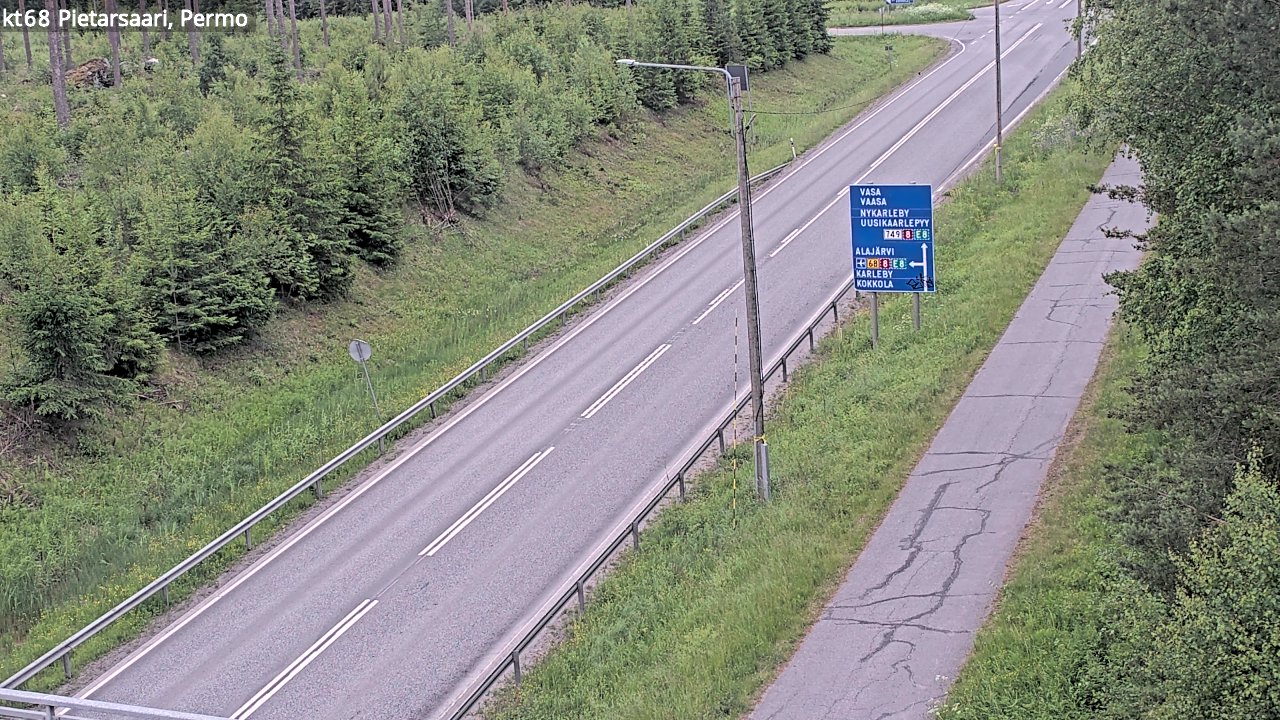 Kelikamerat Kuva Tie 68 Pietarsaari, Permo, Pietarsaari, Pohjanmaa