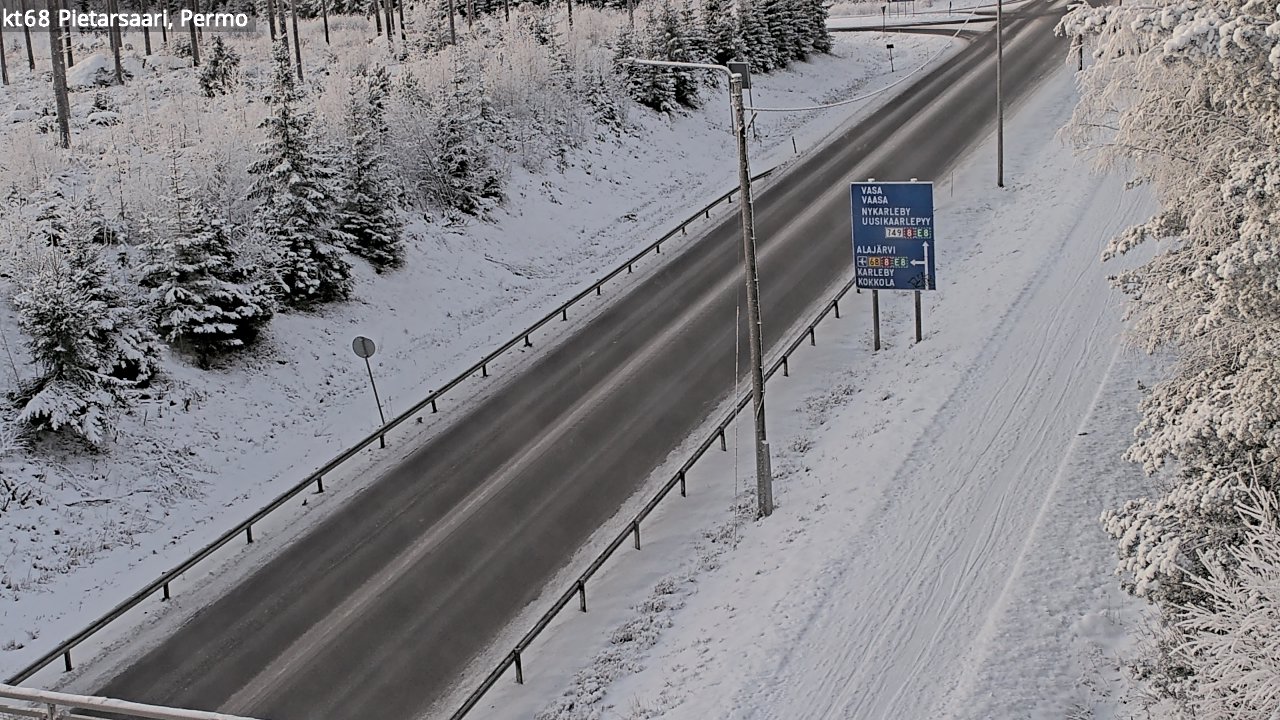 Kelikamerat Kuva Tie 68 Pietarsaari, Permo, Pietarsaari, Pohjanmaa
