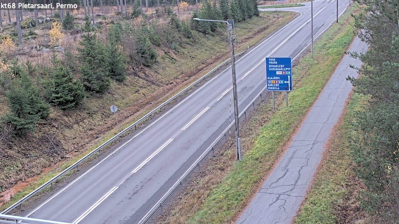 Kelikamerat Kuva Tie 68 Pietarsaari, Permo, Pietarsaari, Pohjanmaa