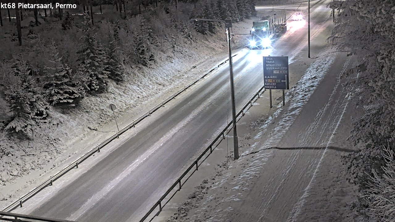 Kelikamerat Kuva Tie 68 Pietarsaari, Permo, Pietarsaari, Pohjanmaa