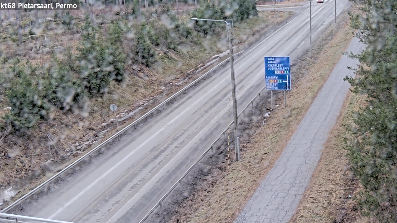 Weather Camera Image Road 68 Pietarsaari, Permo, Pietarsaari, Pohjanmaa