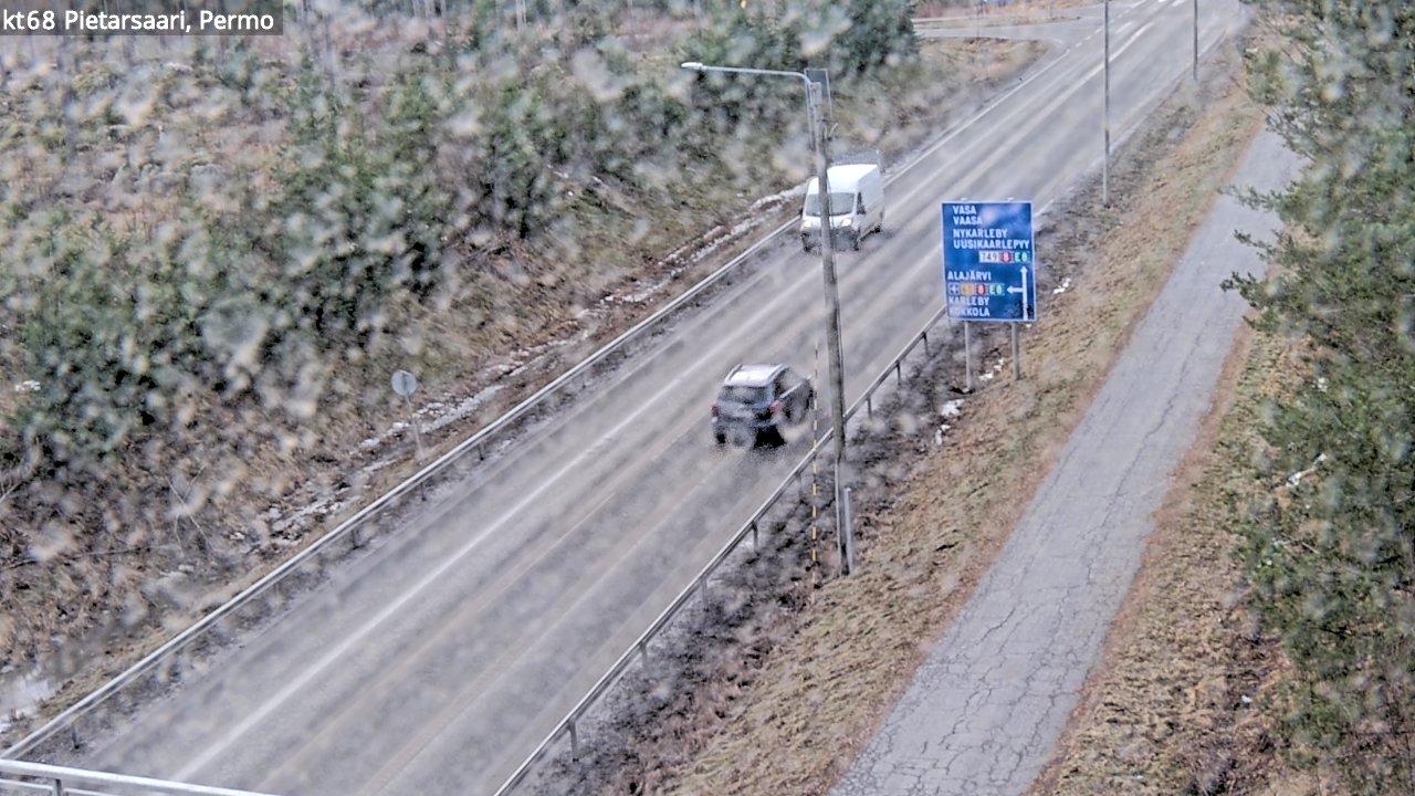 Weather Camera Image Väg 68 Jakobstad, Permo, Pietarsaari, Pohjanmaa