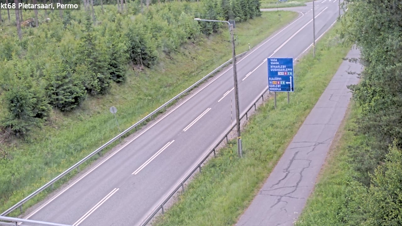 Kelikamerat Kuva Tie 68 Pietarsaari, Permo, Pietarsaari, Pohjanmaa